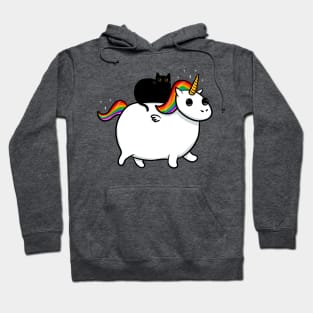 Loafing on a Chonky Unicorn Hoodie